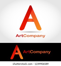 This is a logo in the shape of letter A. This logo is suitable for use as the initials of a company name or can also be used as an application logo and can also be used for other business purposes.