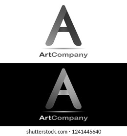 This is a logo in the shape of letter A. This logo is suitable for use as the initials of a company name or can also be used as an application logo and can also be used for other business purposes.