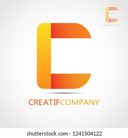 This logo is in the shape of letter C. This logo is suitable for use as the initial logo of a company or business entity. Can also be used as an application logo and various other businesses.
