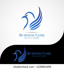 This logo shows a bird. This logo can be used in various businesses, such as travel business or other businesses.
Or it can also be used as a company brand and can also be used as an application logo.