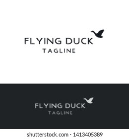This logo shows a flying duck. This is suitable for use as a company logo or other creative businesses as needed, but this logo can also be used as a logo application.