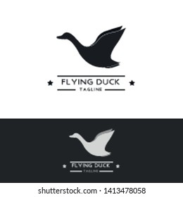 This logo shows a flying duck. This is suitable for use as a company logo or other creative businesses as needed, but this logo can also be used as a logo application.