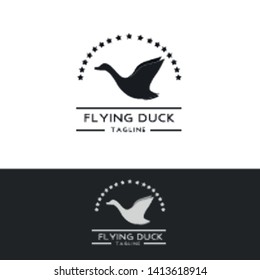 This logo shows a flying duck. This is suitable for use as a company logo or other creative businesses as needed, but this logo can also be used as a logo application.