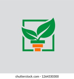
This logo is suitable for the agricultural industry and plant lovers.
You can change the color according to your needs.