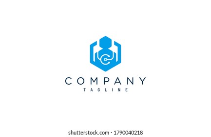 Este logotipo es adecuado para médicos en clínicas de salud o en el campo médico