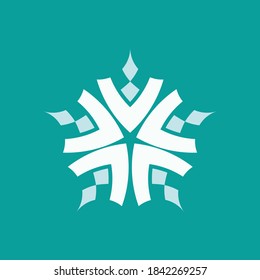 This logo suitable and fit for Healthy, Medical , Hospital, Clinic, Beauty care and similar Business. Simple, Feminine, and Memorable Logo. This logo is inspired by the shape of snow.