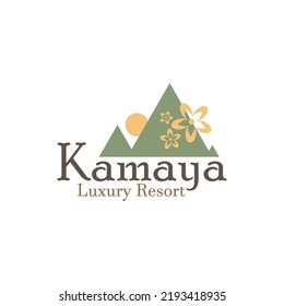 this logo suitable with resort or hotel business with mountain view and great natural experience