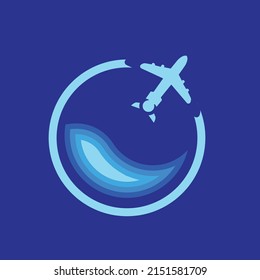 Este logotipo es adecuado para viajes y transporte