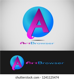 This logo is suitable for use as a browser application logo. Good to use in the internet industry. But it can also be used for other business purposes.