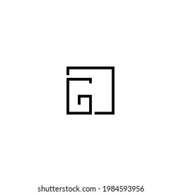 this is the logo, symbol, icon, of the letter G square