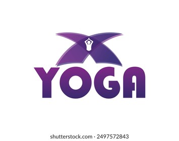 Este Logotipo Es Un Símbolo De Serenidad, Atención Plena Y Bienestar Holístico. Este Logo Captura La Esencia De La Antigua Práctica Del Yoga, Reflejando Tanto Su Profundidad Espiritual Como Su Atractivo Moderno.