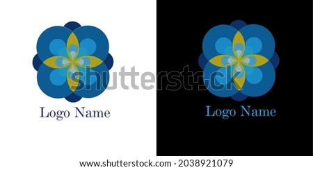 This logo symbolizes a beautiful flower, intended for decoration and interior business, because the deep meaning in each color can be felt.