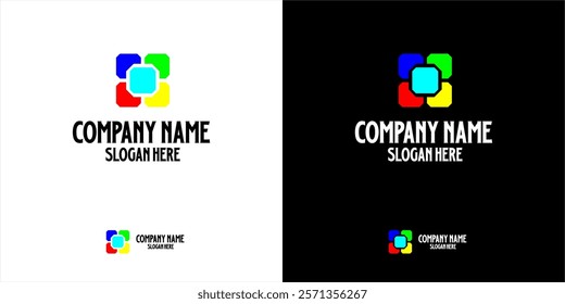 This logo symbolizes cooperation and diversity, each color depicts an element. This logo is suitable for use by organizations or companies that want to highlight the values ​​of inclusivity, synergy.