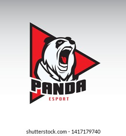 This logo symbolizes the expression of the struggle of a team that is likened to a panda who struggles to win