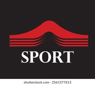 This logo is taken from the initial a in the shape of a mound. The mound is an illustration of a mountain and in the bottom center is an illustration of a path. suitable for use in sports brands