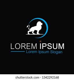 
This is a logo that can be used by various companies or a community with a lion image that symbolizes authority and the moon that represents dreams, ideals, and goals to be achieved.
