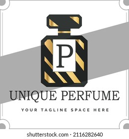 This is Logo of Unique Perfume Vector Design
