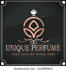 This is Logo of Unique Perfume Vector Design