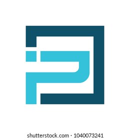 In this logo I use the IPO letters that are made into one such logo. This logo has a lead on technology that uses blue, as well as identical construction with a strong square.