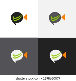 This is the logo for video and chat.