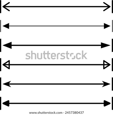 this is long double arrow icon vector