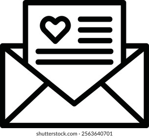 this is a love letter icon