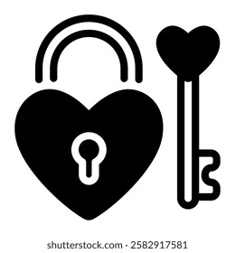 This Love Lock icon is suitable for Wedding, Relationship, Valentine, etc
