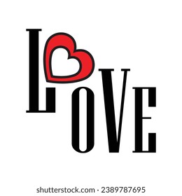 This is love text and vector love