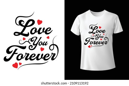 This Love You Forever is a cute shirt for girls of all ages. It can be used as all season shirt for special and usual events.The print of tee shirt symbolizes the biggest love.