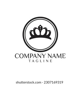 This is m crown logo design