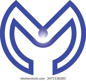 This is M latter Logo style created using Adobe Illustrator 