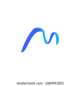 este es un logotipo de letra M