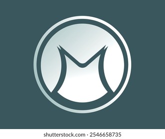 This "M" letter logo is a masterful combination of modern aesthetics and timeless appeal, designed to cater to a wide range of industries and branding needs.