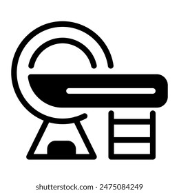This Magnetic resonance icon is suitable for hospital, medical, healthcare, etc.