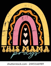 Camiseta del día de la madre de la fe cristiana de la mamá, diseño de la gracia Día de la madre, gran regalo, seguidor audaz, difundir mensajes inspiradores, amor de Dios, mamá reza Día de la madre