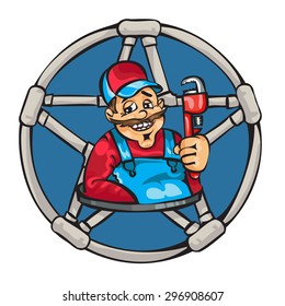 This man - a plumber, handyman , will help you.