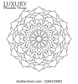 This is Mandala Art Design Vector