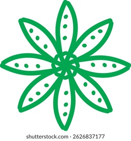 This is a mandala design