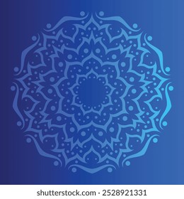 This mandala design background features intricate patterns and harmonious geometric shapes, perfect for enhancing any digital or printed project.