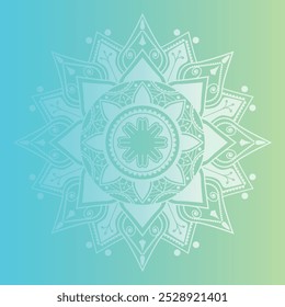 Este fundo de design mandala apresenta padrões intrincados e formas geométricas harmoniosas, perfeito para melhorar qualquer projeto digital ou impresso.