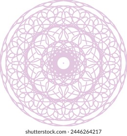 Este es un icono de diseño de mandala