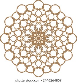 This is a mandala design icon