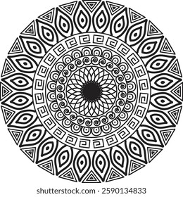 This Mandala Design is for stress relief, meditation, and promoting mindfulness, the mandala designs range in complexity, making them suitable for all ages and skill levels. 