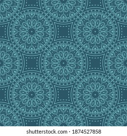 this is Mandala seamless pattern 