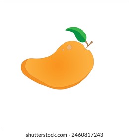 This is a mango fruit that can be used as an icon, background, etc
