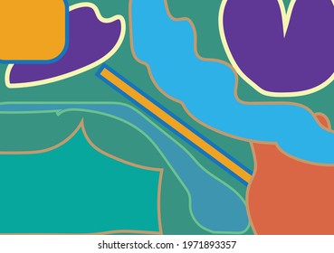 This is a many custom shape background