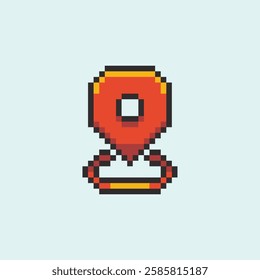 this is map icon in pixel art with simple color this item good for presentations,stickers, icons, t shirt design,game asset,logo and your project.