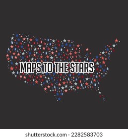 This is a MAPS TO THE STARS  T shirt Design. It is a nice an beautiful design. very nice design for t shirt.