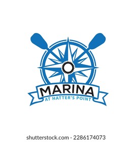 This is Marian shipping logo design