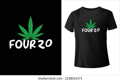 This is a Marijuana 420 T-Shirt Design